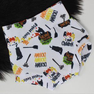 Halloween Bummie Shorts, Baby girl Bummies